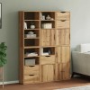 Gossi dulapuri laterale 6 buc &quot;odda&quot; 40x24x79 cm lemn masiv de pin