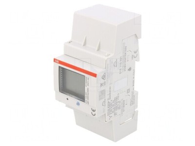 Contor Digital LCD 3-Fazat pentru Șină DIN foto