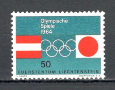 Liechtenstein.1964 Olimpiada de iarna INNSBRUCK si vara TOKYO SL.16 foto