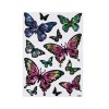 Autocolante de perete, decorative, Fluturi Colorati, 21x37 cm, ATU-088207, Oem