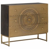 vidaXL Dulap cu sertare cu sertar Alamă 75 x 30 x 65 cm 42020075