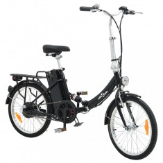 Bicicleta electrica pliabila cu baterie litiu-ion, aliaj aluminiu GartenMobel Dekor