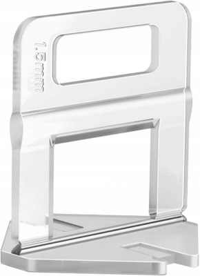 Set 100 clipsuri pentru nivelare placi ceramice, 1.5 mm, plastic, transparent foto