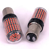 Set 2 LED Stop Frana P21 5W 1157 BAY15D 144 SMD rosu