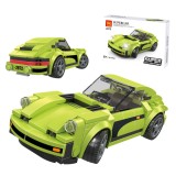 Kit De Constructie Innovium&trade;, Super Car Model 911 Turbo S, Masini De Curse Din Blocuri De Constructie, 161 Piese, 15 &times; 7.5&times; 4.5 CM, ABS Premium