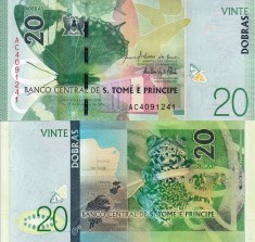 SAO TOME SI PRINCIPE 20 dobras 2016 UNC!!!