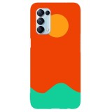 Husa compatibila cu Oppo A5 (2020) model Green Sea, Silicon, TPU, Viceversa, Transparent, Carcasa