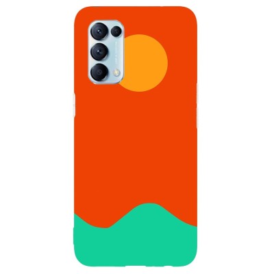 Husa compatibila cu Oppo Find X3 model Green Sea, Silicon, TPU, Viceversa foto