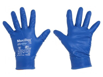 Mănuşi de protecţie MaxiDex&amp;reg; albastră, dimensiune 8 foto