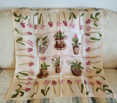 Batic matase naturala, Vintage- Codello foto