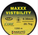 MONOFILAMENT MAXXX VISIBILITY FLUO 1200M/0.25mm-16.6kg