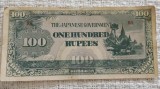 Bancnota - Myanmar (Ocupație Japoneza) - 100 Rupees 1944