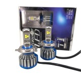 Cumpara ieftin Set 2 bec Turbo Led auto canbus H4 faza scurta / lunga / proiectoare 6000k