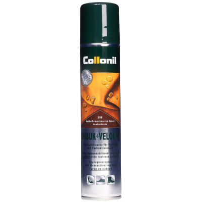 Spray impregnare si ingrijire piele intoarsa Collonil Nubuk + Velours, 200 ml, maro-inchis foto