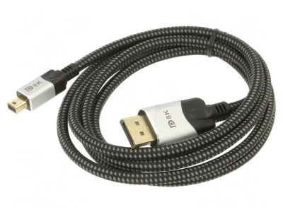 Cablu DisplayPort 1.4 HDCP 2.2 1.8m Negru foto