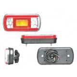 Stop spate lampa Universal, spate, omologare ECE, 220x100x50mm, cu suport surub, cu lampa ceata spate, led, , Dreapta