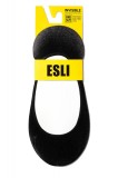 Tălpici damă &rdquo;invizibili&rdquo; din poliamidă, Esli IS004 - Negru, 36-39 (23-25)