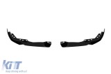Spoiler M Performance Design Design potrivit pentru bara frontala M a BMW Seria 3 G20, G21 dupa 2022, lac negru Performance AutoTuning