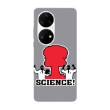 Husa compatibila cu Huawei P50 Pro model Believe in science, Silicon, TPU, Viceversa