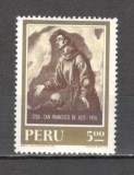 Peru.1976 750 ani moarte Sf.Francisc din Assisi-Pictura GZ.114