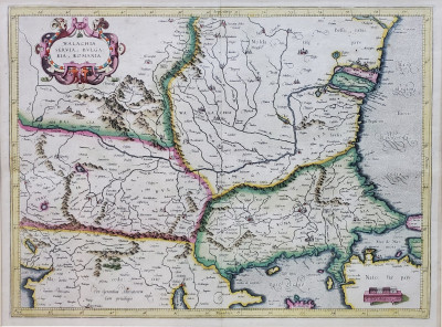 Walachia, Servia, Bulgaria, Romania, Mercator, 1589 foto