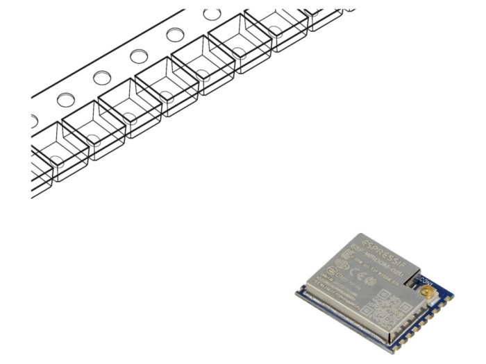Modul WiFi SMD IPEX 4MB FLASH