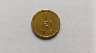 Romania -1 Leu 1949 foto
