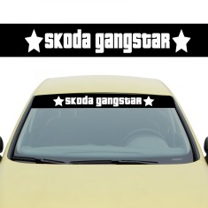 Sticker Parasolar Skoda , Autocolant Personalizat pentru Parbriz