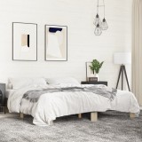 Cumpara ieftin Cadru de pat, stejar sonoma, 180x200cm, lemn prelucrat și metal