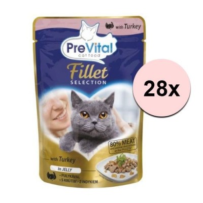 PreVital Fillet Selection cu curcan &amp;icirc;n aspic 28 x 85 g foto