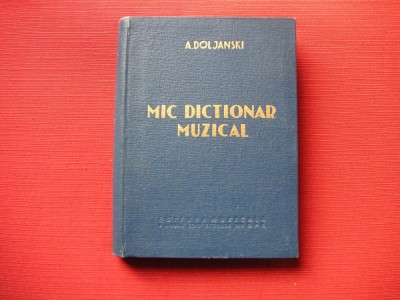 Mic dictionar muzical - A. Doljanski foto