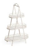 Raft 3 polite otel alb Lexi 54x27x88h