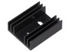 Radiator extrudat plat negru 35x29x12 mm
