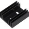 Radiator extrudat plat negru 35x29x12 mm