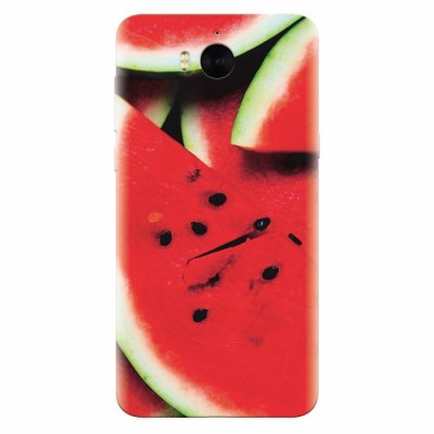 Husa silicon pentru Huawei Y6 2017, S Of Watermelon Slice foto