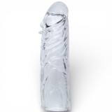 Manșon realist BAILE Penis Sleeve Transparent, pentru extensia penisului, din TPR , 13 cm, transparent
