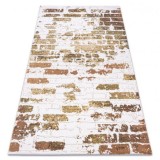 Covor acril DIZAYN 125/5057 fildeş / verde, 160x230 cm, Dreptunghi