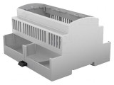 Carcasă pentru șină DIN, gri, 90.5mm x 106.3mm x 62mm