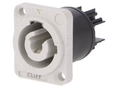 Conector circular mamă 3 pini 20A foto