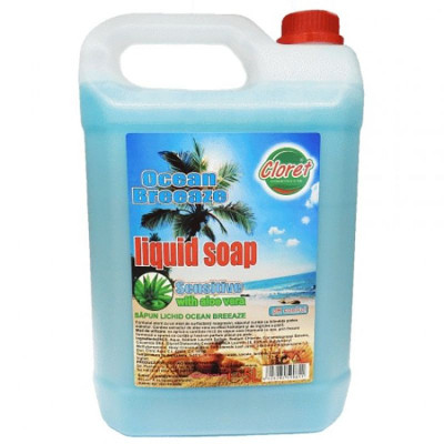 Sapun Lichid Cloret Ocean Breeze Sensitive cu Aloe Vera, 5l foto