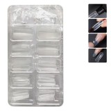 Tipsuri Reutilizabile Acrygel &amp; 5 Clips - 100buc