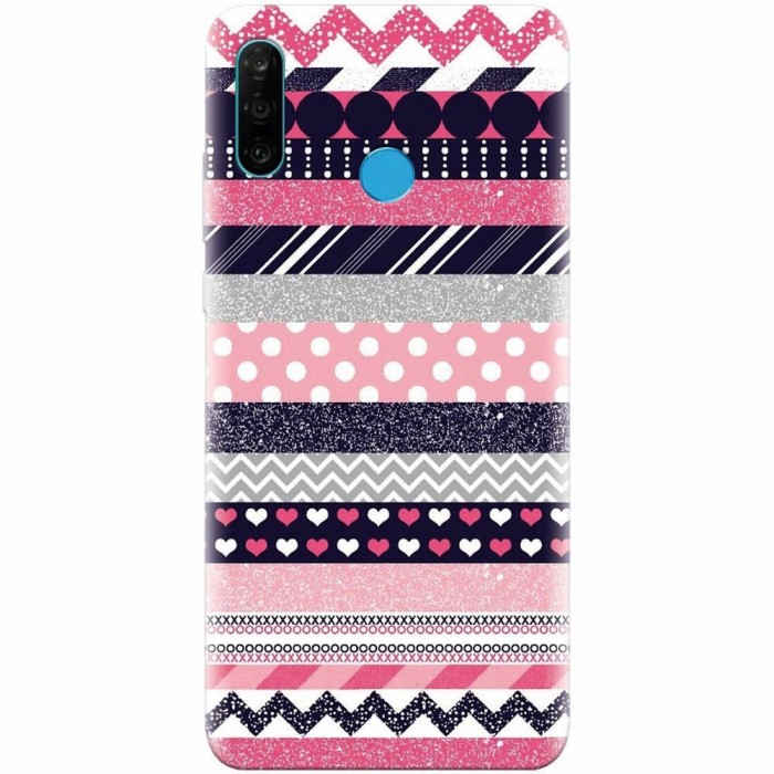 Husa silicon pentru Huawei P30 Lite, Love Pattern