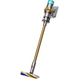 Aspirator Dyson V15 Detect Absolute, Tehnologia ciclonului 14 cicloni, 0.77 L, Auriu