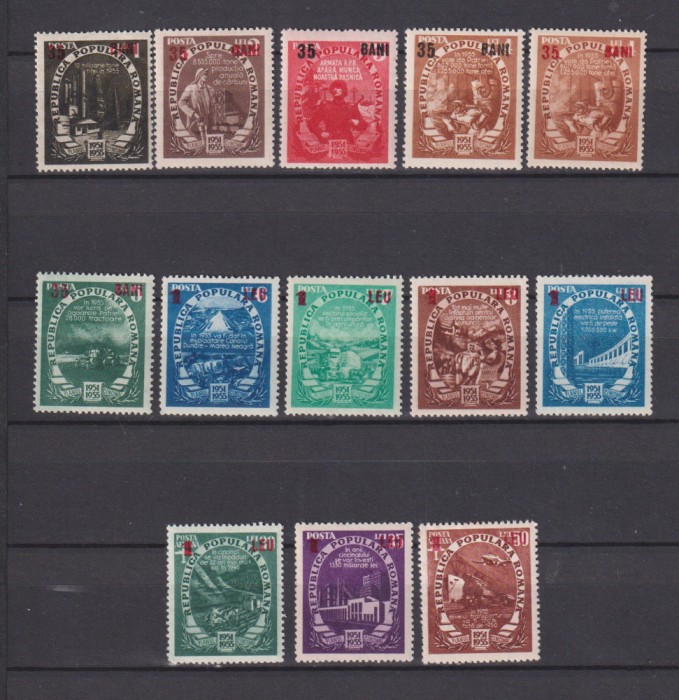 ROMANIA 1952 LP. 320 MNH