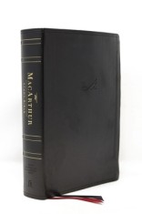Nasb, MacArthur Study Bible, 2nd Edition, Leathersoft, Black, Thumb Indexed, Comfort Print: Unleashing God&#039;s Truth One Verse at a Time