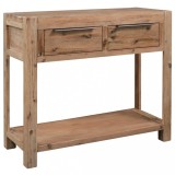 vidaXL Masă consolă, 82 x 33 x 73 cm, lemn masiv de acacia