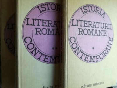 Istoria literaturii romane contemporane 3 vol Eugen Lovinescu foto