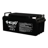 Acumulator Pb-acid AGM Deep Cycle, 12V, 77Ah, conector M8 - KIJO JM12-77 SafetyGuard Surveillance