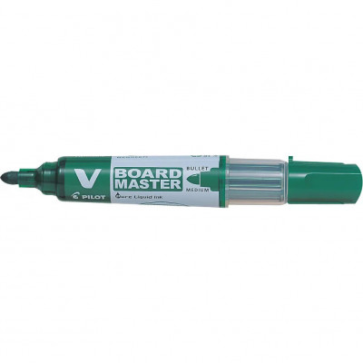 Marker pentru Tabla Pilot Vboard Master, Varf Rotund, 6 mm, Verde foto