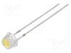 Dioda LED, 4,8mm, alb cald, 10...12lm, 15mA, 7,8...9,5V, OPTOSUPPLY - OSM59V5PA1A